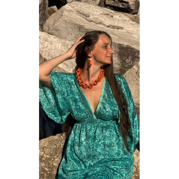 Collar Ursula + Aros Cin + Pulsera + Anillo